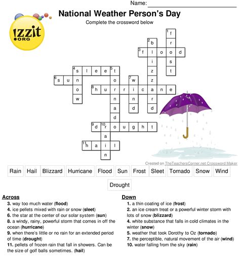 crossword clue and answer.